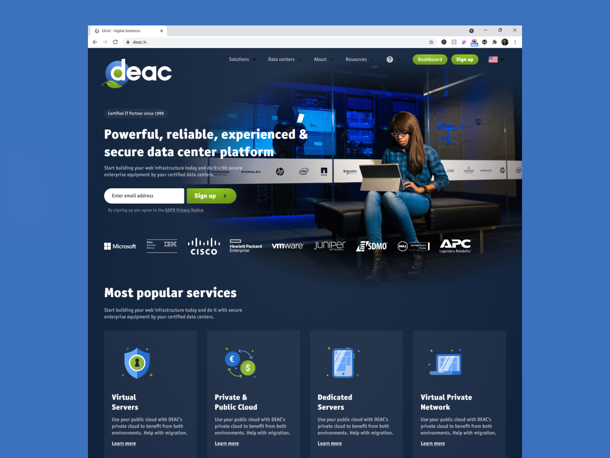 DEAC project screenshot 2