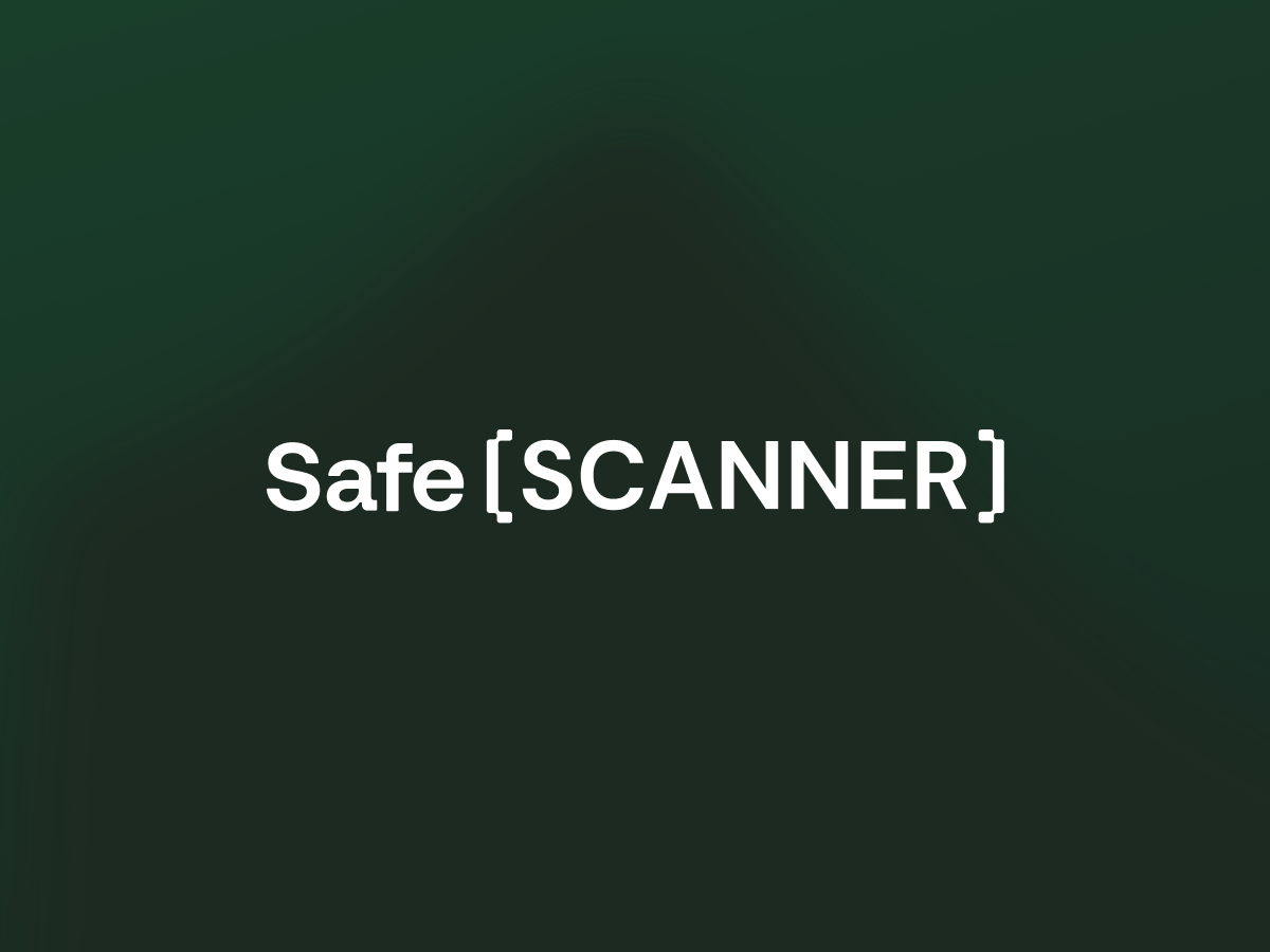 Safescanner project screenshot 1